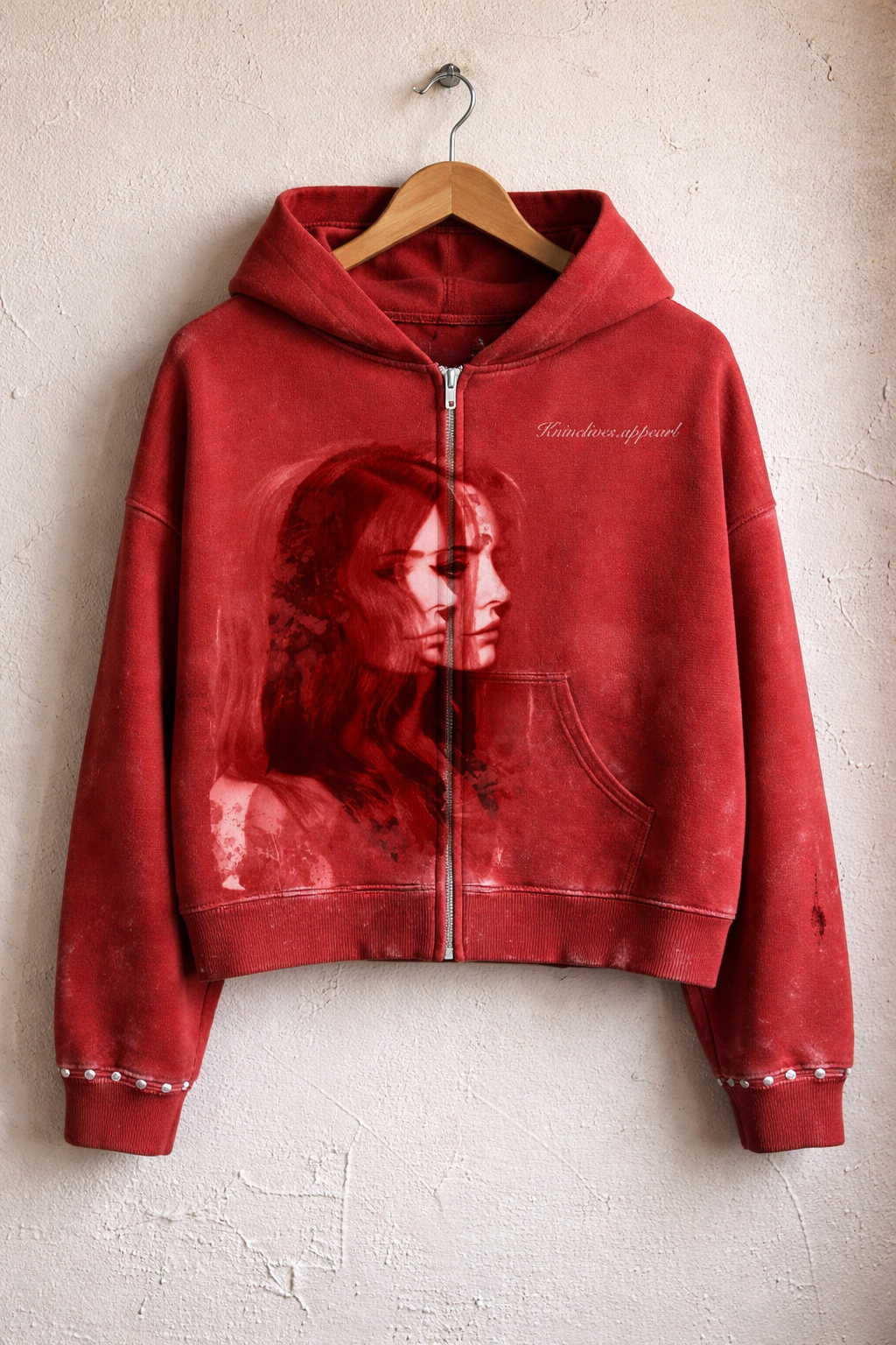 Red Riding Rebel hoodie