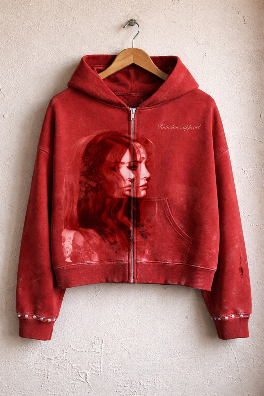 Red Riding Rebel hoodie